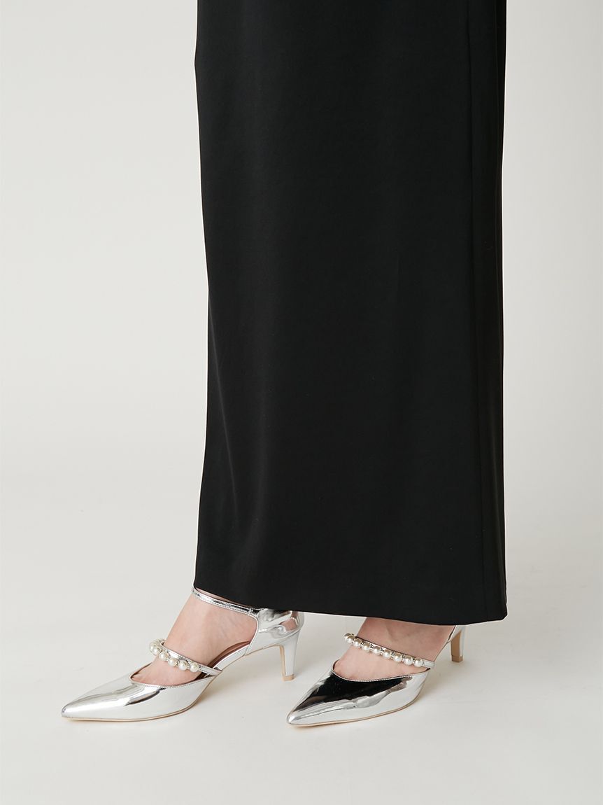 FRAY I.D「ドレープネックフロントノットドレス」|ドレス|