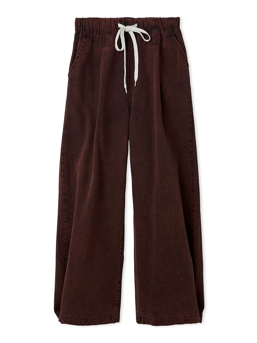 LILY BROWN「【WEB限定00サイズ】ワイドレッグイージーデニムパンツ」|デニム|