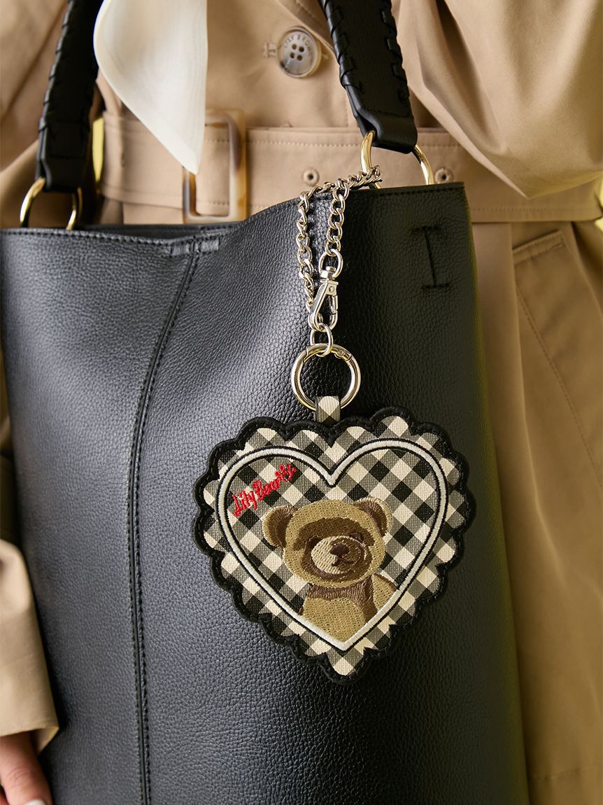 LILY BROWN「エンブロイダリーミラーチャーム」|キーケース|