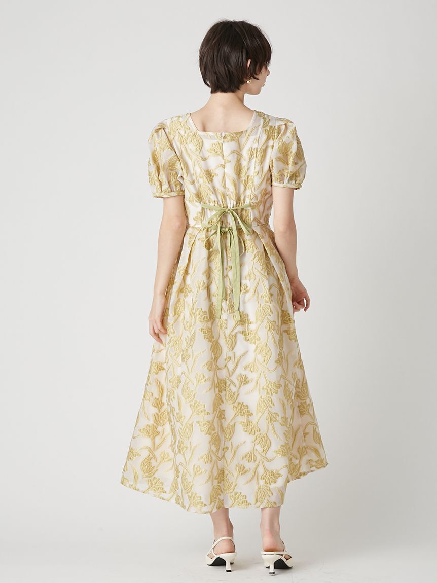 LILY BROWN「セミシアージャガードドレス」|ドレス|