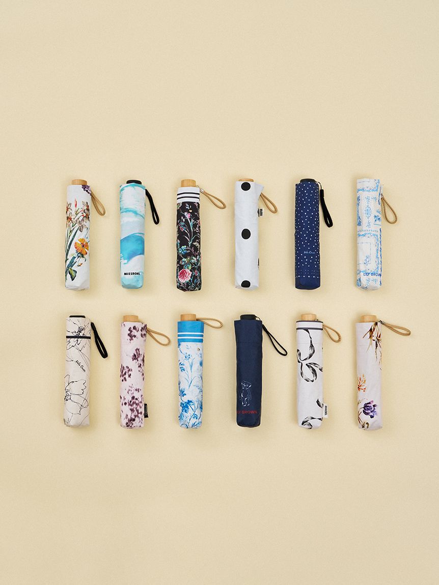 LILY BROWN「【LILY BROWN&times;PROTECT U】Lily Bearモチーフ晴雨兼用折り畳み日傘」|傘|