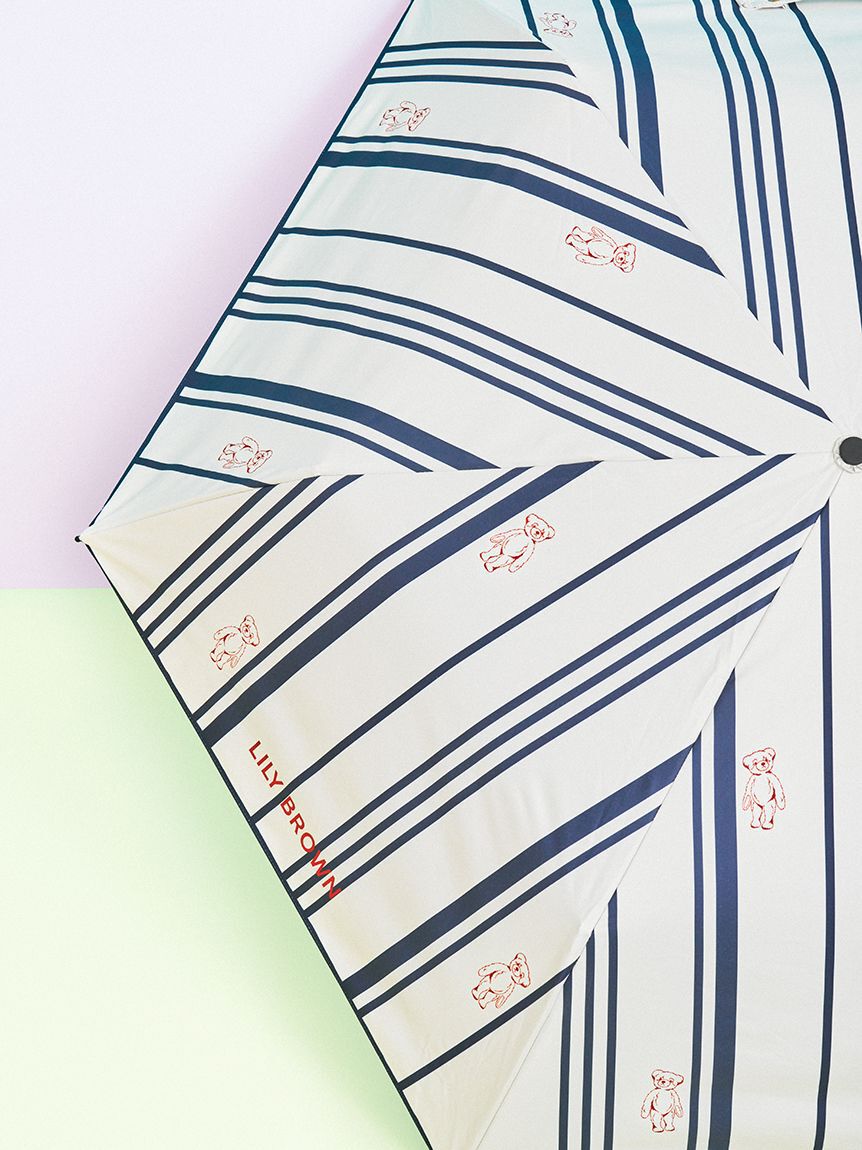 LILY BROWN「【LILY BROWN&times;PROTECT U】Lily Bearモチーフ晴雨兼用折り畳み日傘」|傘|