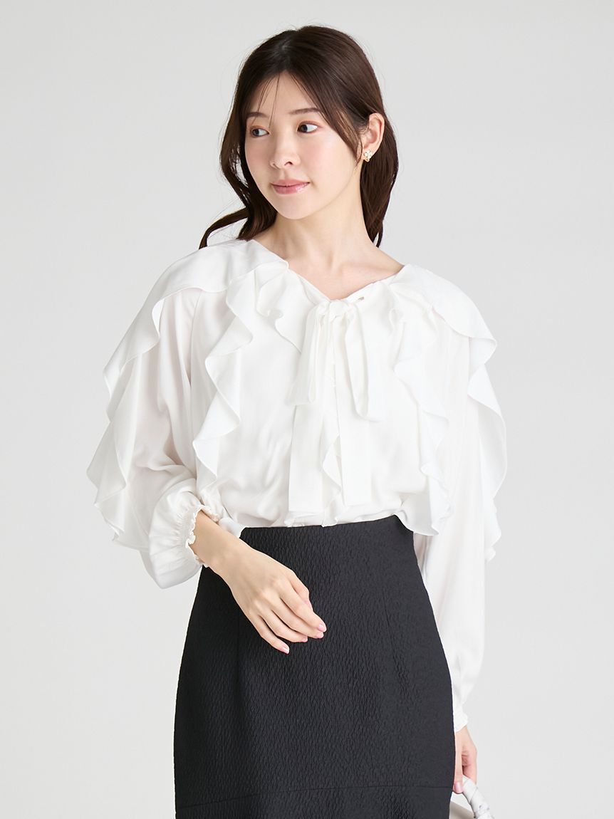 CELFORD「ラッフルブラウス」|シャツ・ブラウス|OWHT