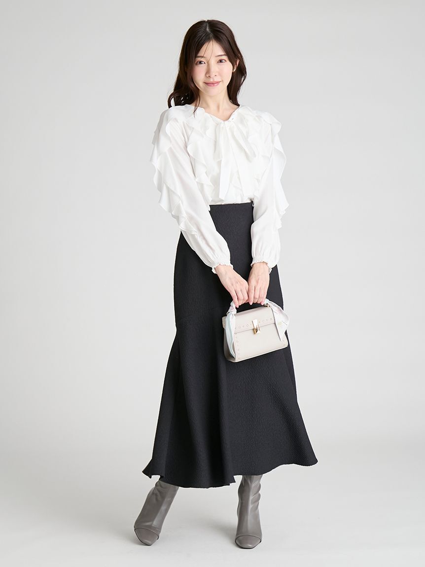 CELFORD「ラッフルブラウス」|シャツ・ブラウス|