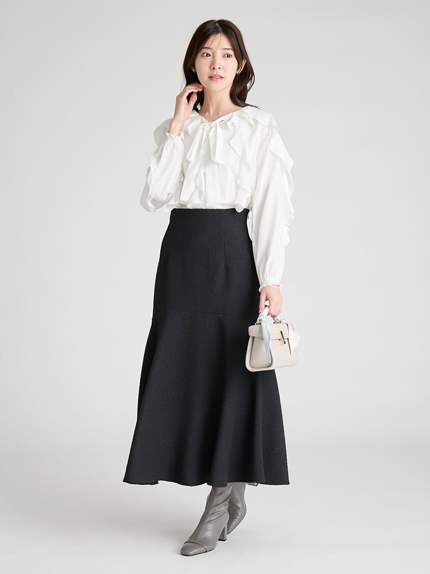 CELFORD「ラッフルブラウス」|シャツ・ブラウス|