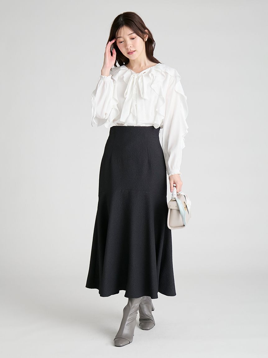 CELFORD「ラッフルブラウス」|シャツ・ブラウス|