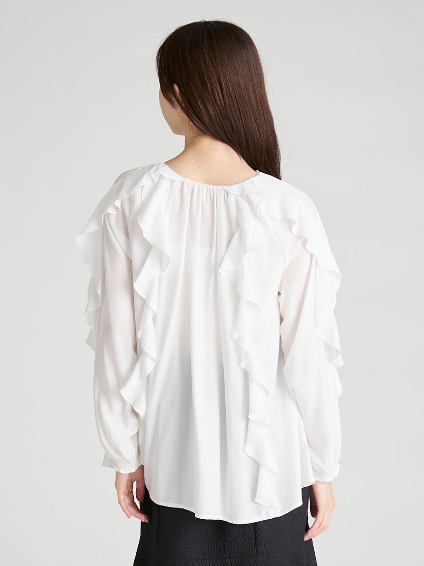 CELFORD「ラッフルブラウス」|シャツ・ブラウス|