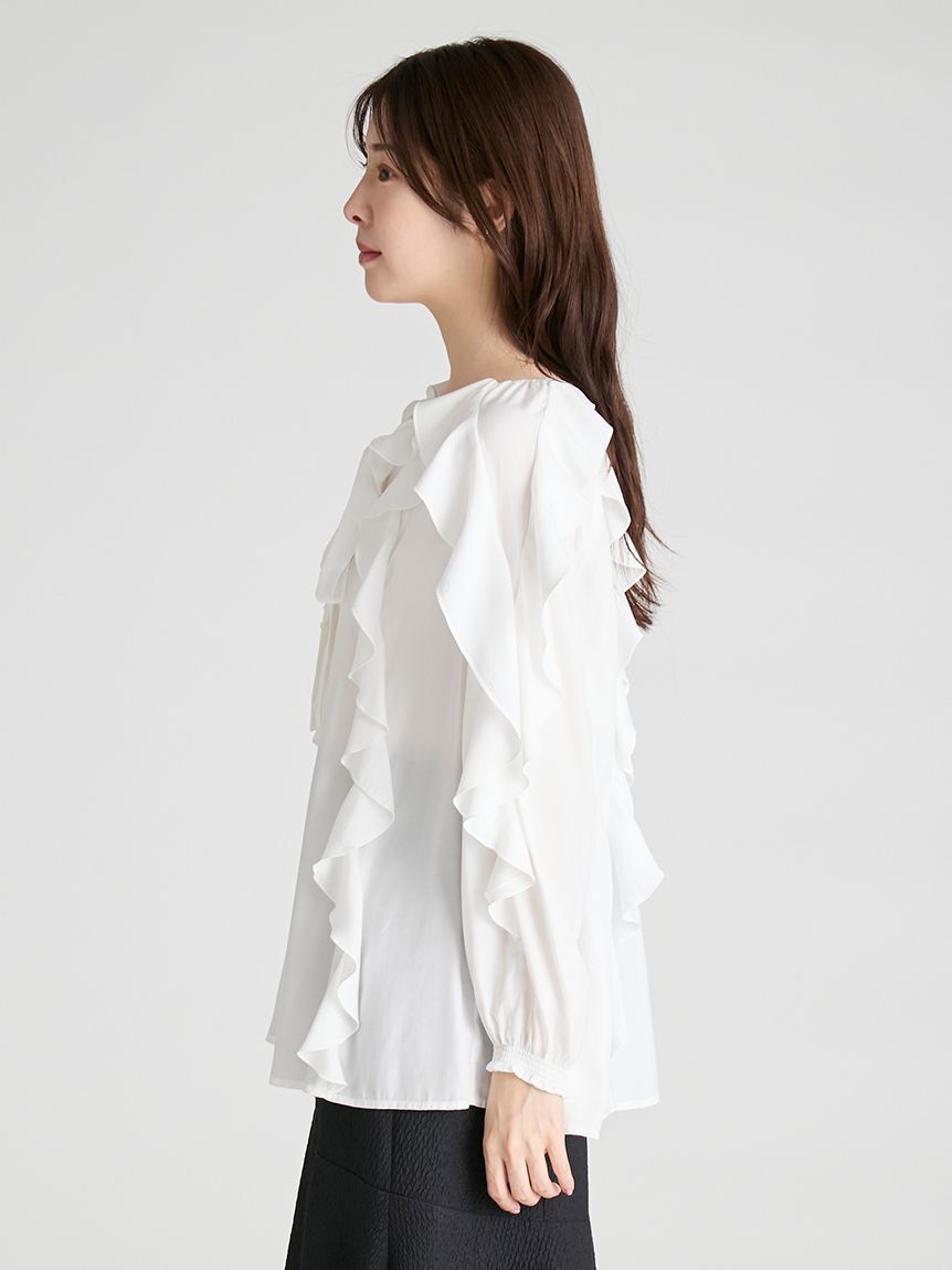 CELFORD「ラッフルブラウス」|シャツ・ブラウス|