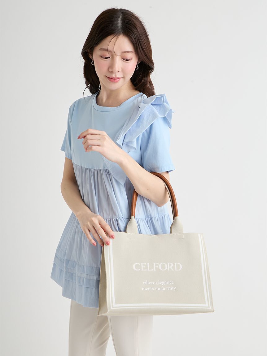 CELFORD「CELFORDロゴニットバッグ」|トートバッグ|