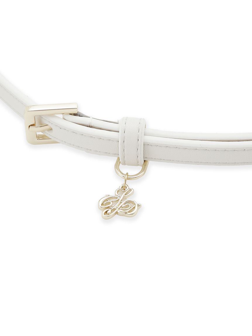 CELFORD「カリグラフィーチャーム付きナローベルト」|ベルト|