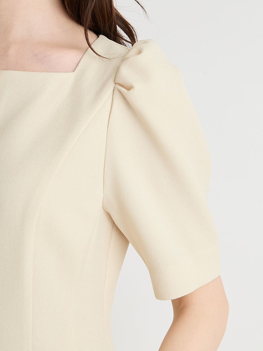 CELFORD「【洗える】スクエアネックタイトワンピース」|ワンピース|