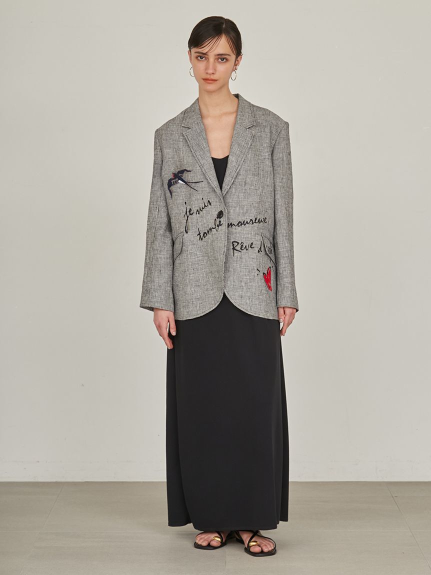 styling/「ジョーゼット2WAYロングワンピース」|ワンピース|