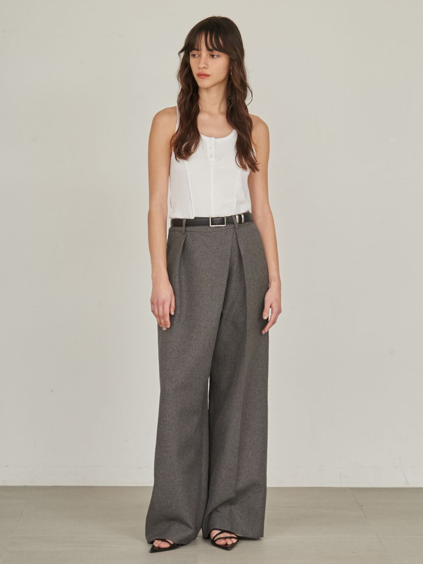 styling/「ラップワイドパンツ」|チノ|