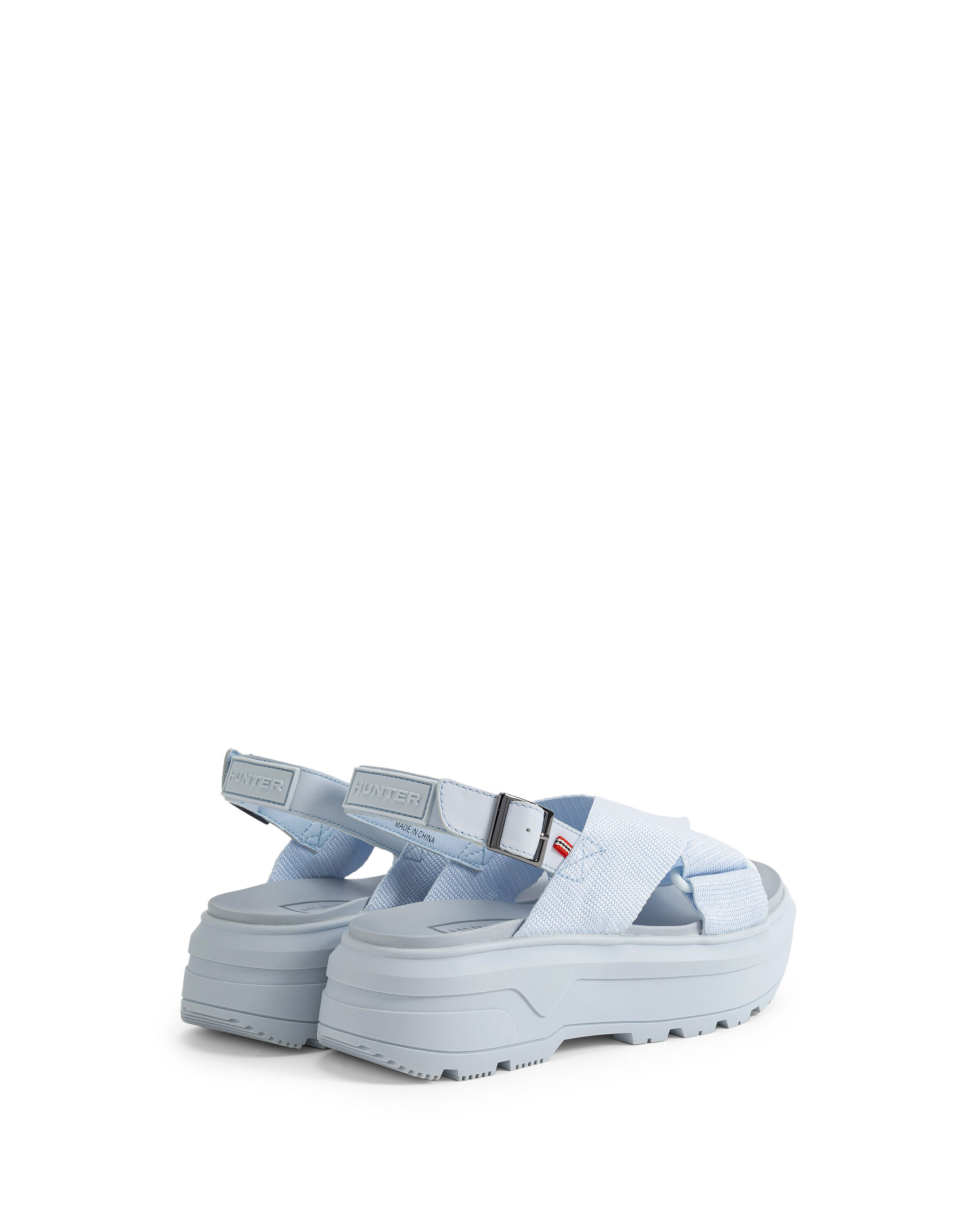 HUNTER「ユニセックス シティ リベル ウェビング クロスオーバー サンダル」|サンダル|