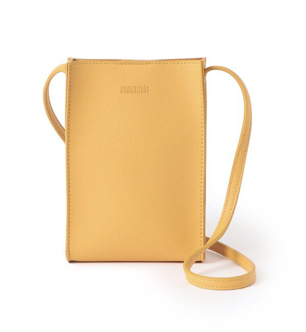 MACKINTOSH PHILOSOPHY「スマホショルダーポーチ」|ショルダー・メッセンジャー|イエロー