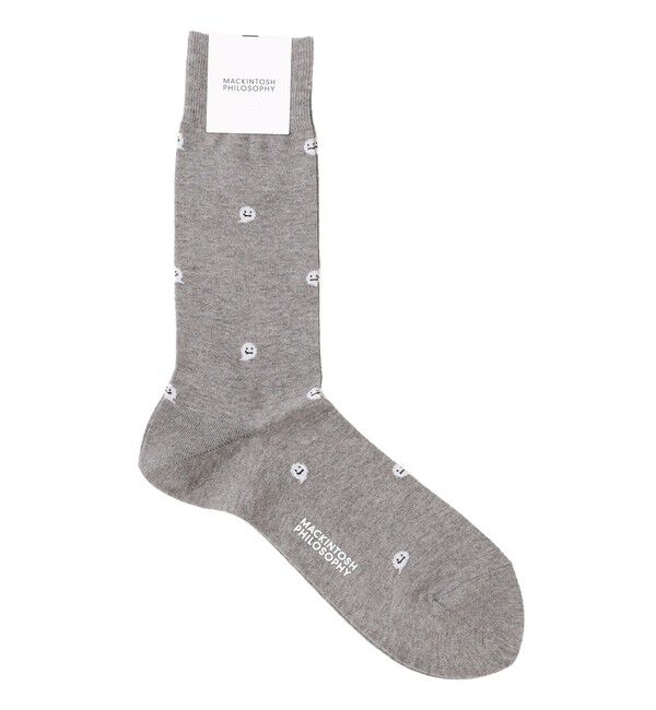 MACKINTOSH PHILOSOPHY「ゴースト カジュアルソックス」|ソックス|グレー