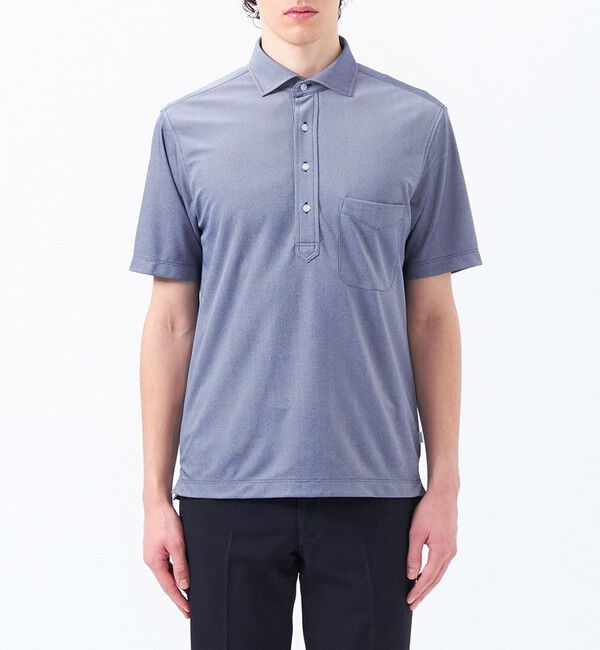 MACKINTOSH PHILOSOPHY「トロッター メランジ鹿の子 カッタウェイポロ」|シャツ・ブラウス|
