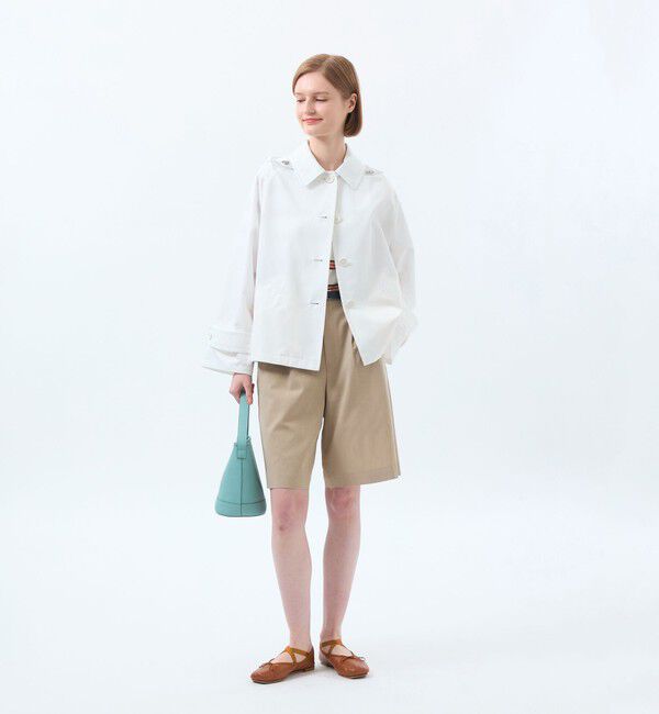 MACKINTOSH PHILOSOPHY「【WELBURY SHORT HOOD(ウェルベリーショートフード)】 レインタフタ」|ステンカラーコート|