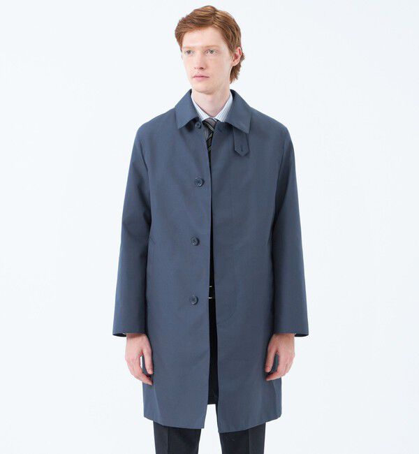 MACKINTOSH PHILOSOPHY「3層ブロードボンディング WELLINGTON「ウェリントン」」|ステンカラーコート|ブルー