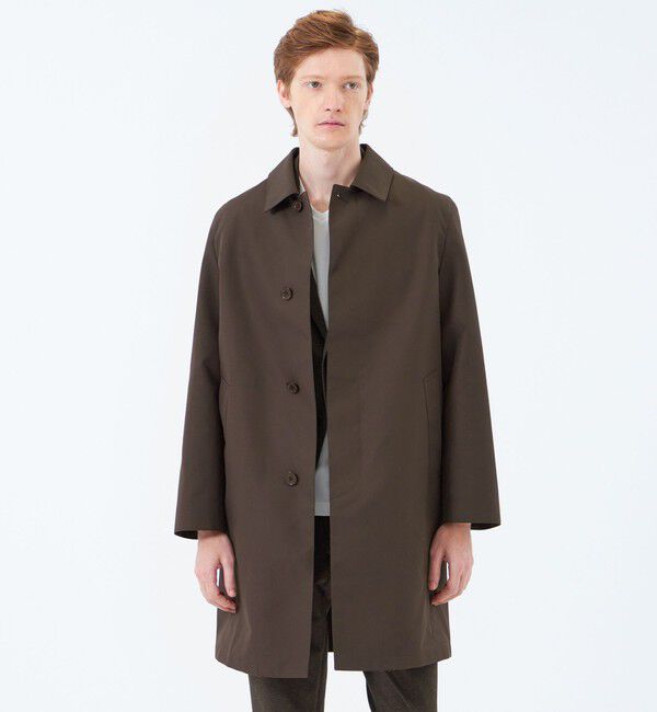 MACKINTOSH PHILOSOPHY「3層ブロードボンディング WELLINGTON「ウェリントン」」|ステンカラーコート|ダークブラウン