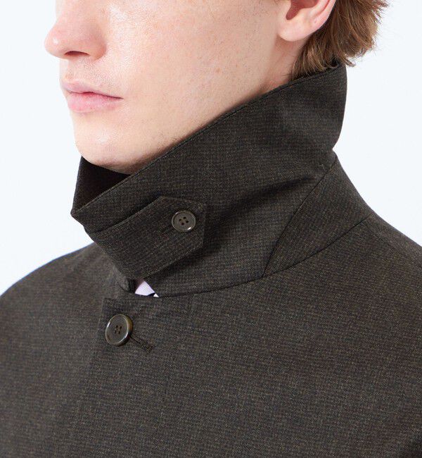 MACKINTOSH PHILOSOPHY「CANONICO(カノニコ)千鳥2レイヤー WELLINGTON（ウェリントン）」|ステンカラーコート|