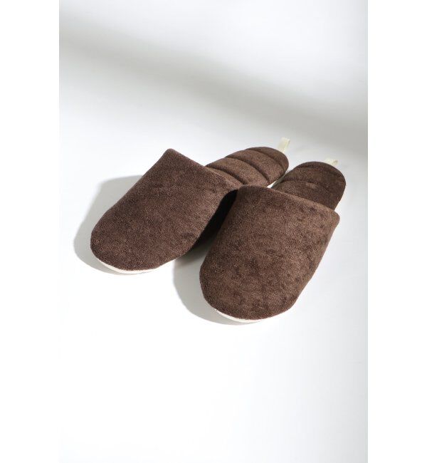 TOKYO DESIGN CHANNEL「JyabJyab ストレートスリッパ」|ルームシューズ|ブラウン