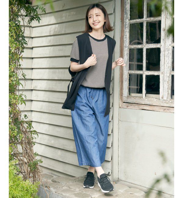 ikka「ノーカラーサイドスリットジレ」|ダウンベスト・ベスト|