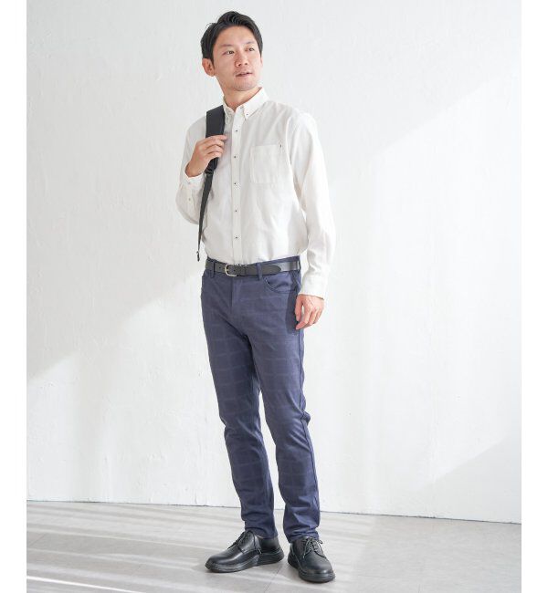 ikka「【吸水速乾】イージーケアオックスボタンダウンシャツ」|シャツ・ブラウス|