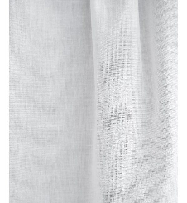 ikka「【雑誌MonoMax5月号掲載】【吸水速乾】7分袖イージーケアリネン無地シャツ」|シャツ・ブラウス|