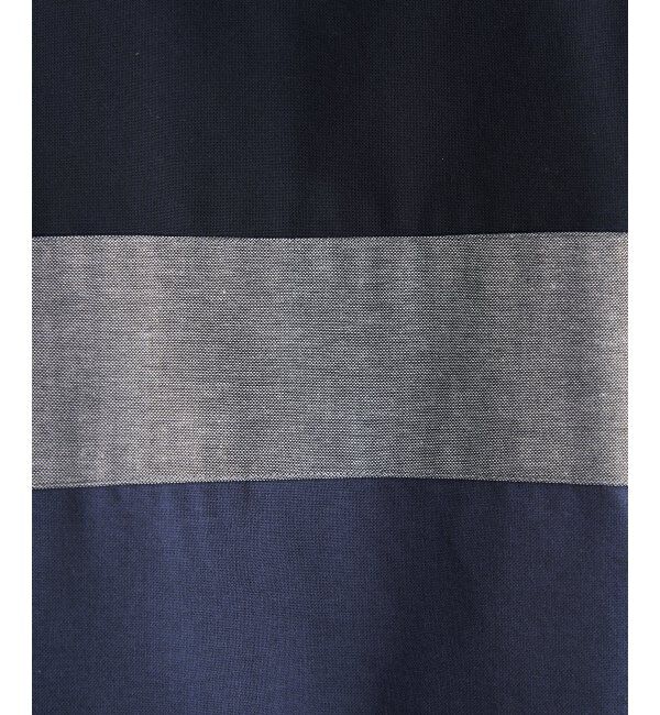 ikka「7分袖オックス胸切り替えシャツ」|シャツ・ブラウス|