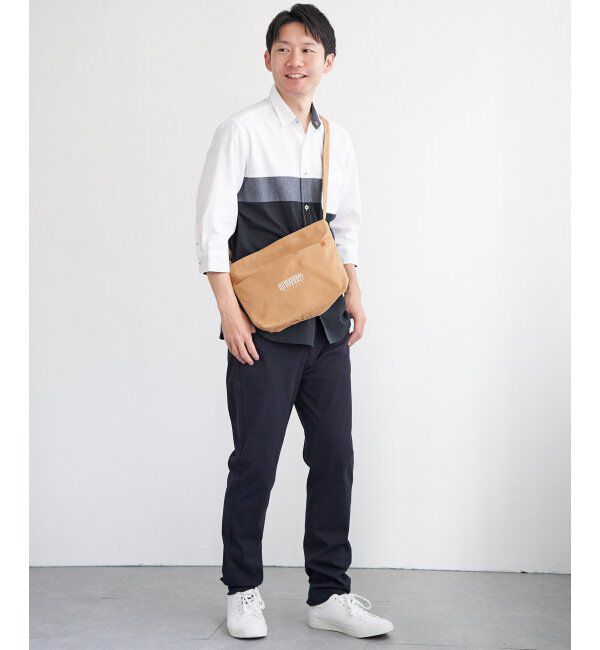 ikka「7分袖オックス胸切り替えシャツ」|シャツ・ブラウス|