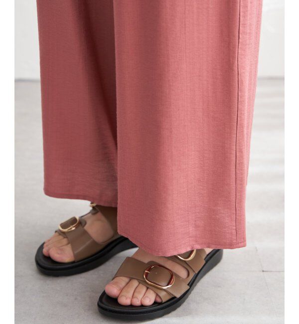 IKKA LOUNGE「【2点セット】冷感スラブワンピースセットアップ」|ワンピース|