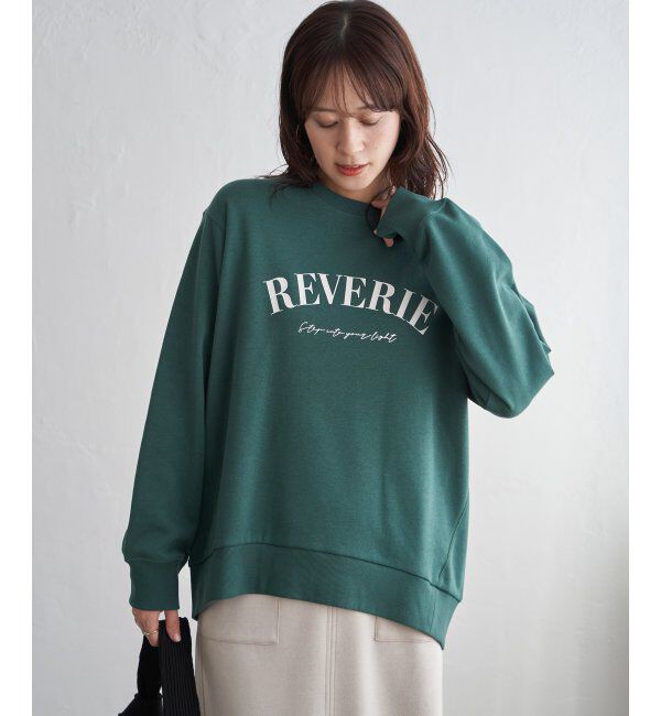 ikka「裏毛ロゴフォトスウェット」|パーカー|