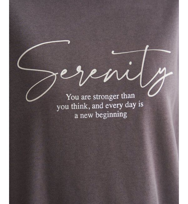 ikka「裏毛ロゴフォトスウェット」|パーカー|