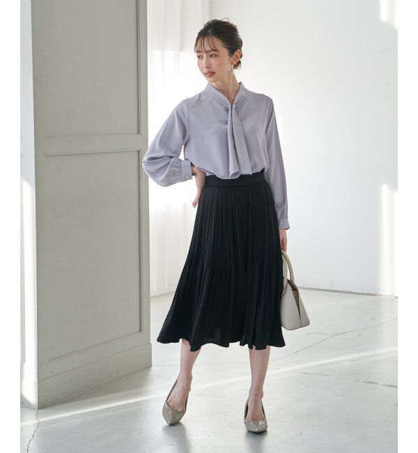 IKKA LOUNGE「ボータイデザインブラウス」|シャツ・ブラウス|