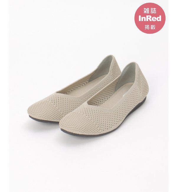 ikka「洗えるメッシュスクエアパンプス」|パンプス|ライトグレー