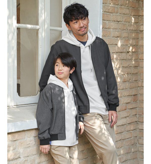 ikka kids「【親子コーデ】リネンライクブルゾン（110~160cm）」|その他|