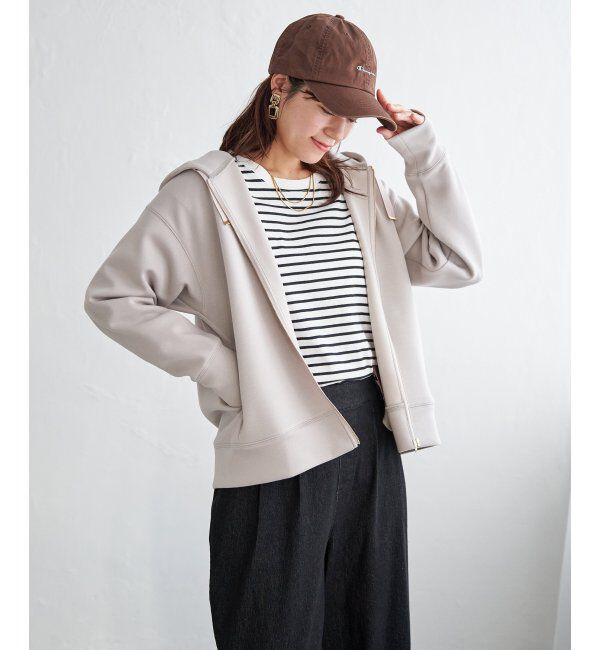 ikka「GOKU楽カノコダンボールパーカ」|パーカー|