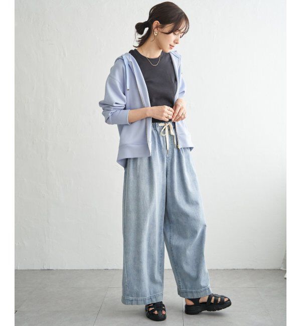 ikka「GOKU楽カノコダンボールパーカ」|パーカー|