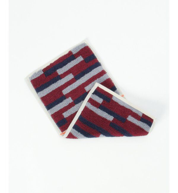 Lbc with Life「Otta オッタ シマキカ柄2つ折りハンカチ」|タオル|ワイン