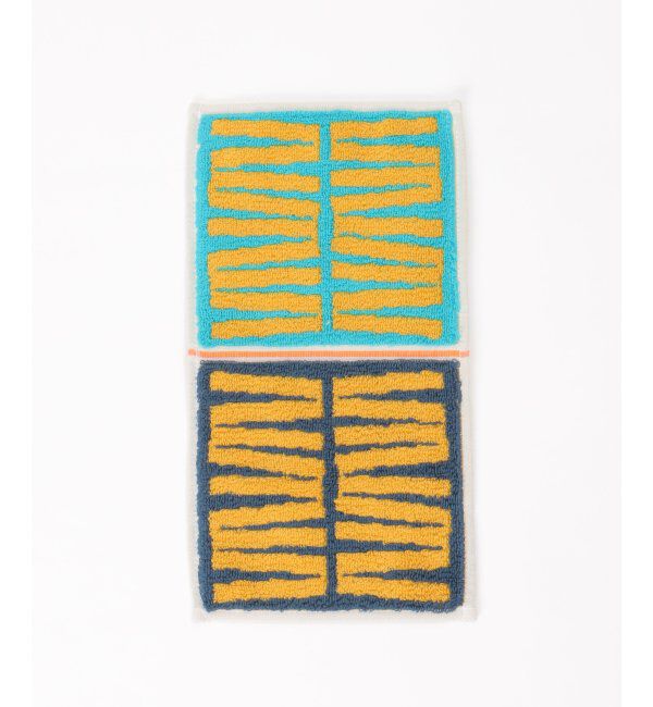 Lbc with Life「Otta オッタ ジグザグライン 2つ折りタオルハンカチ」|タオル|