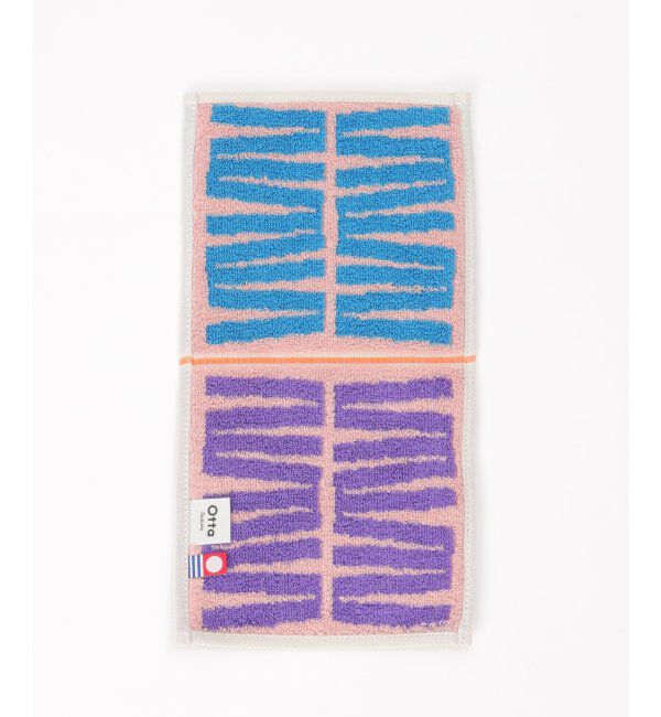 Lbc with Life「Otta オッタ ジグザグライン 2つ折りタオルハンカチ」|タオル|