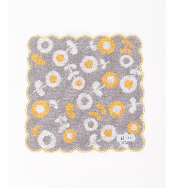 Lbc with Life「花柄スカラップハンカチタオル」|タオル|