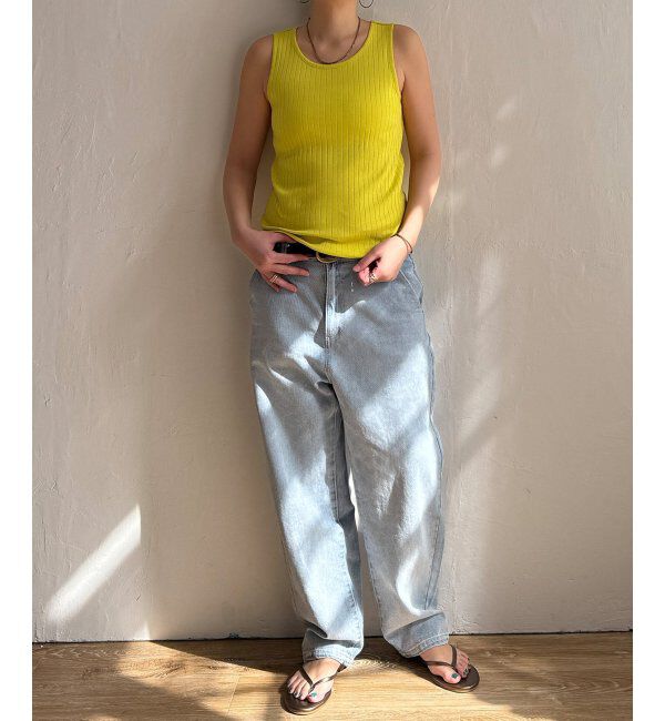 Lbc with Life「コットンUSA針抜きタンクトップ 25」|キャミソール|