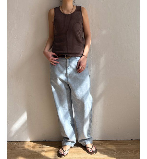 Lbc with Life「コットンUSA針抜きタンクトップ 25」|キャミソール|