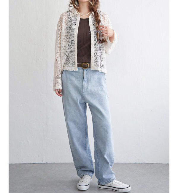 Lbc with Life「コットンUSA針抜きタンクトップ 25」|キャミソール|