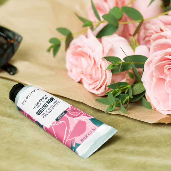 THE BODY SHOP「ハンドバーム BR（香り：ブリティッシュローズ）30mL」|ハンドケア|