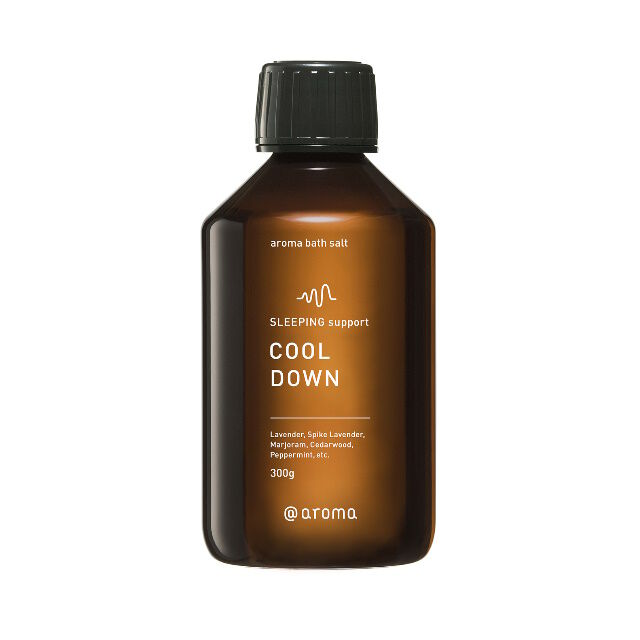 アットアロマ「スリーピングサポートアロマバスソルト 300g クールダウン 」|アロマ・ルームフレグランス|