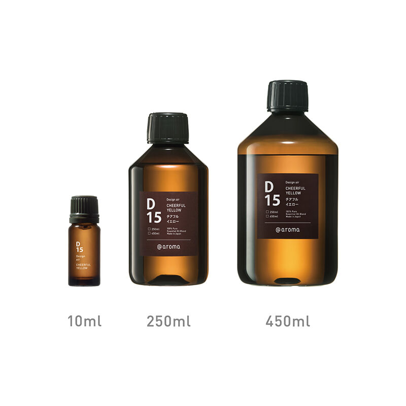 アットアロマ「D15 チアフルイエロー  10ml」|アロマ・ルームフレグランス|