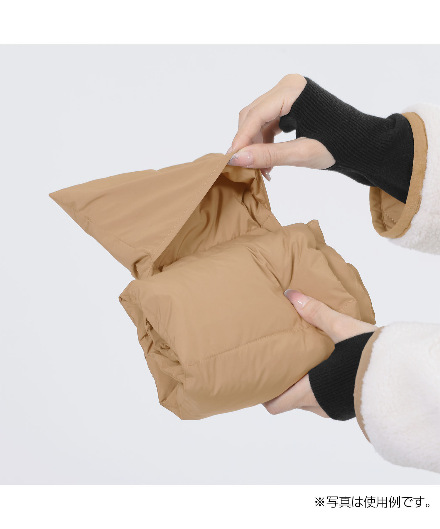 MARY QUANT「ポケッタブルダウン マフラー」|マフラー|